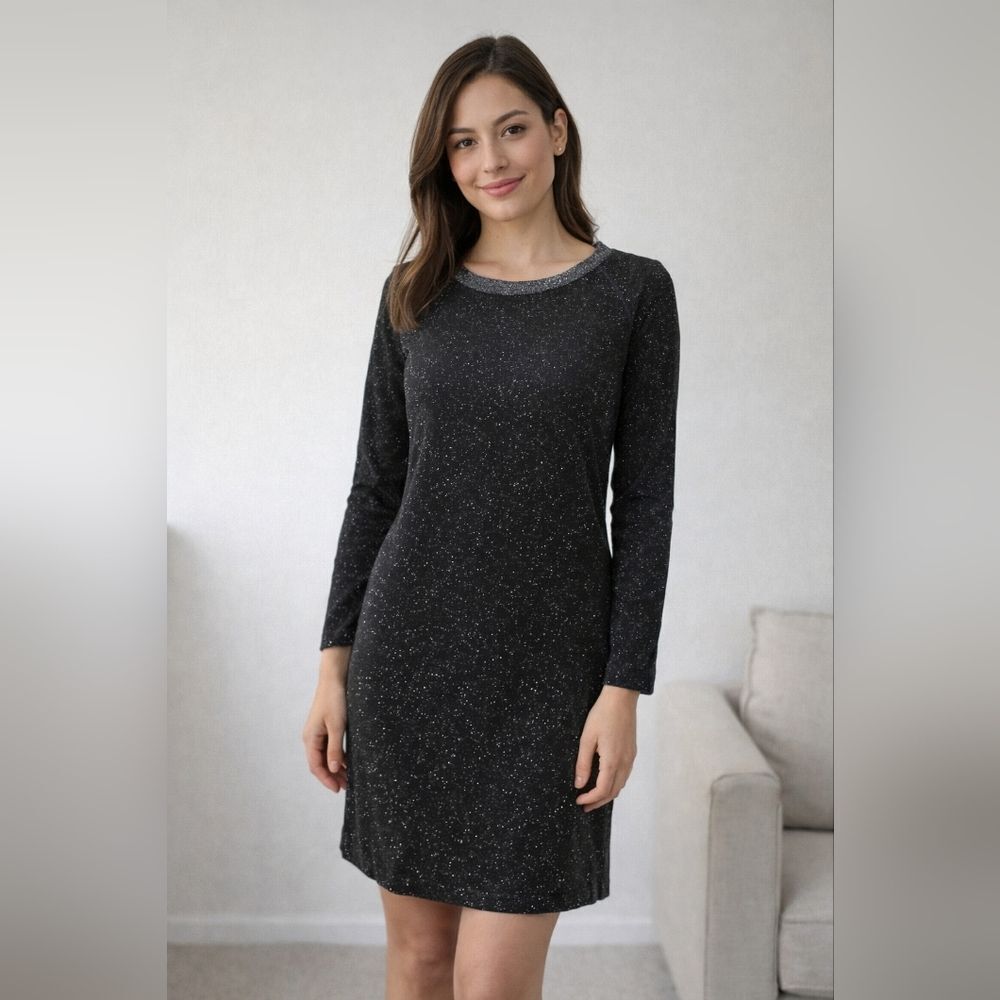 Maison Scotch Scotch & Soda Night Sky Sweater Dress Long Sleeve Short Size 2